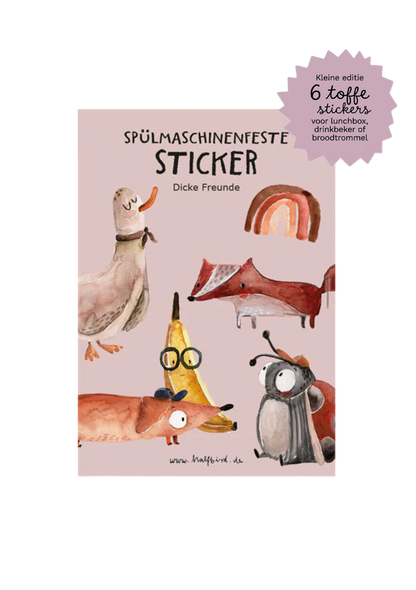Vaatwasserbestendige stickers