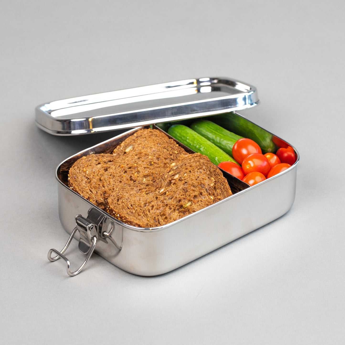 RVS Lunchbox Lekvrij Groot (+divider)