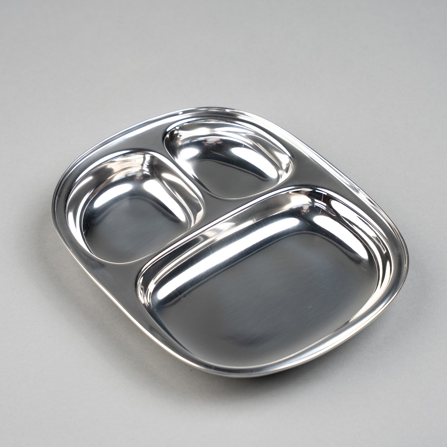 RVS Kinderborden met vakjes Ovaal