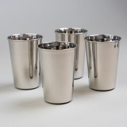 RVS Drink Beker (Set van 4)