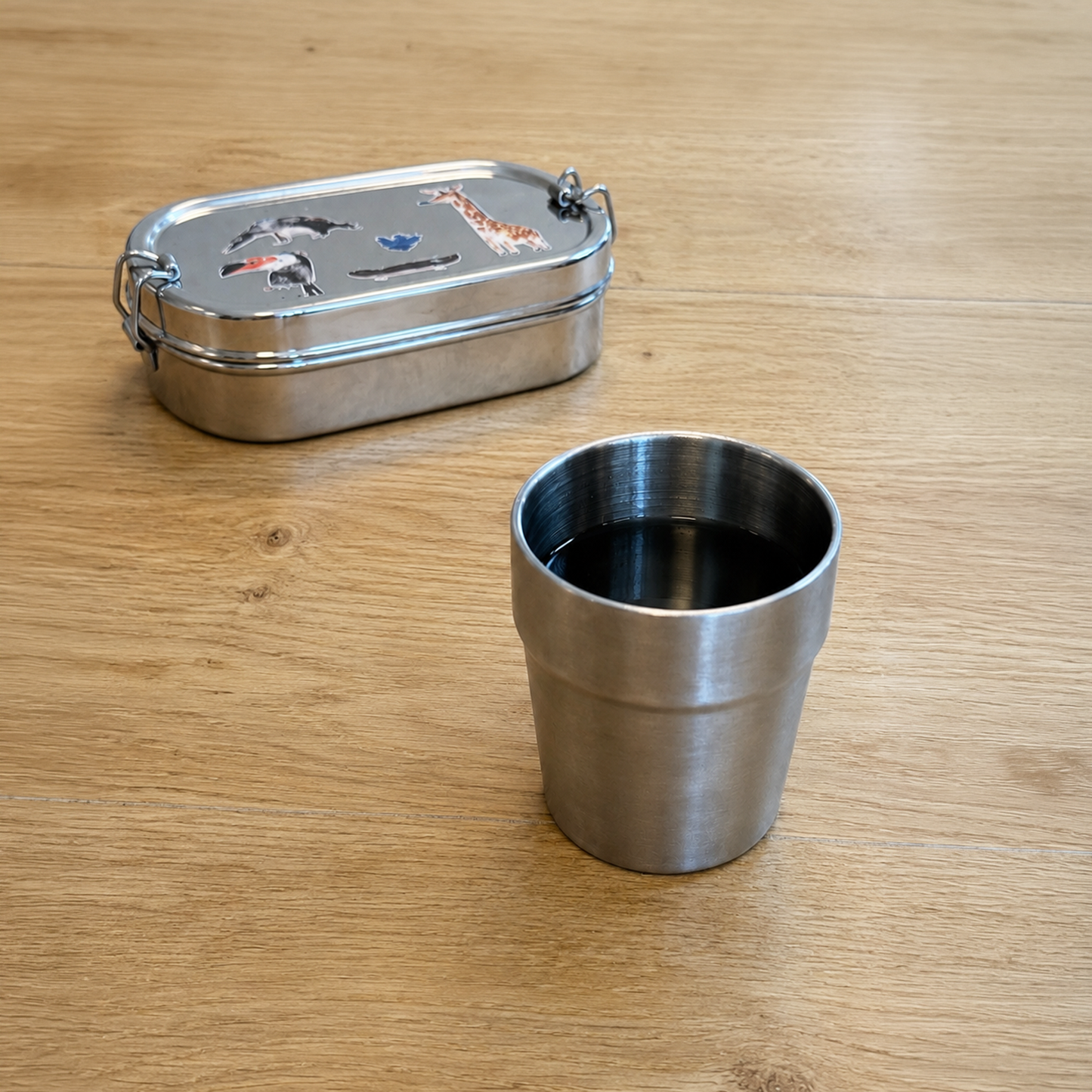 RVS kinderbeker 260 ml (set van 2)