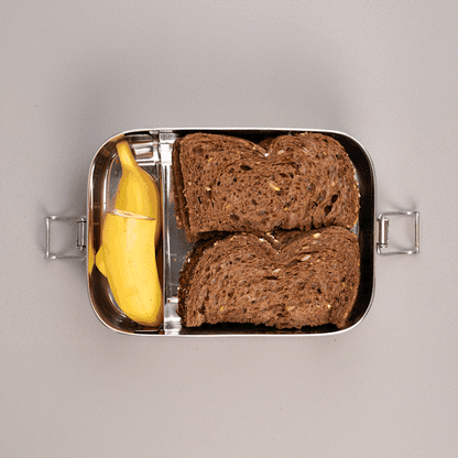 RVS Lunchbox Lekvrij Groot (+divider)